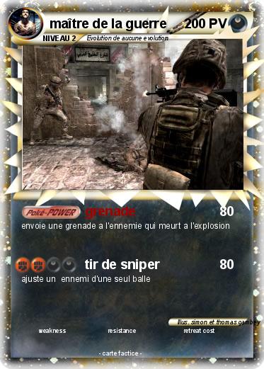 Pokemon maître de la guerre