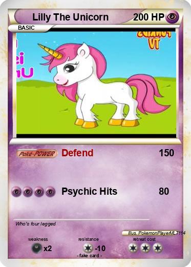 Pokemon Lilly The Unicorn