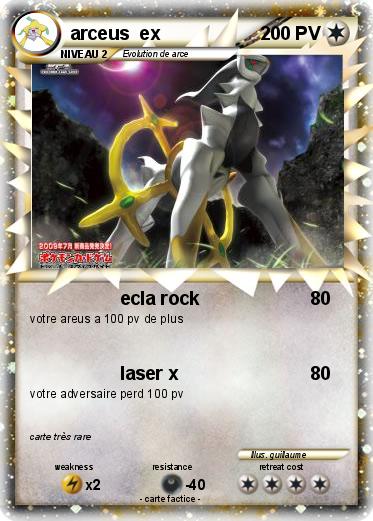 Pokemon arceus  ex