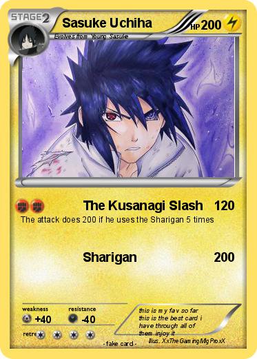 Pokemon Sasuke Uchiha