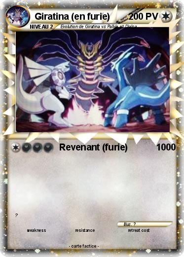Pokemon Giratina (en furie)