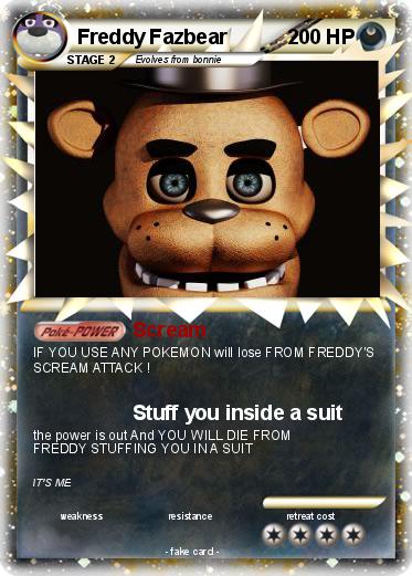 Pokemon Freddy Fazbear