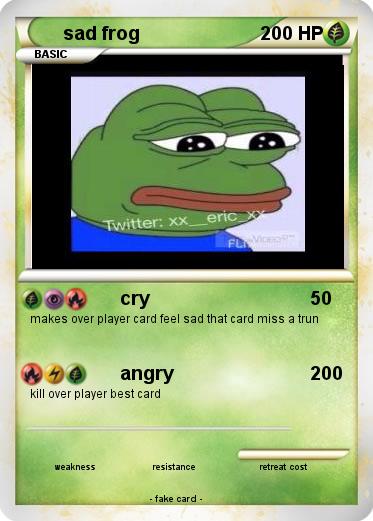 Pokemon sad frog