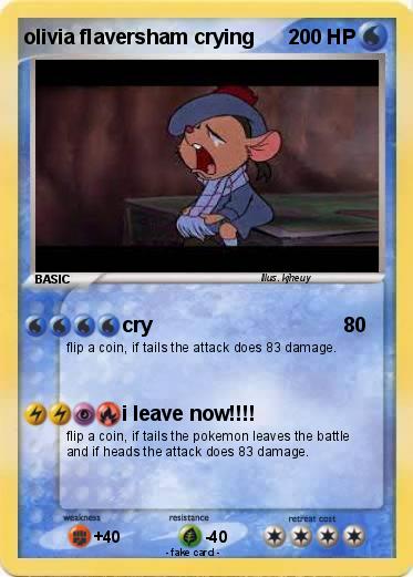 Pokemon olivia flaversham crying