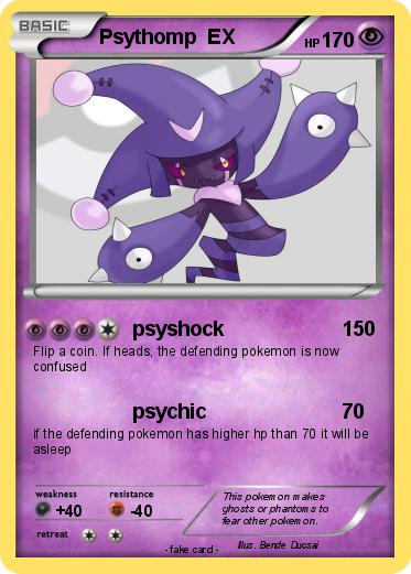 Pokemon Psythomp  EX