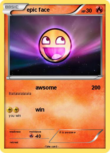 Pokemon epic face