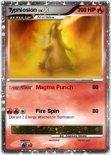 Pokemon Typhlosion