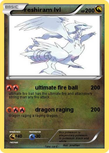 Pokemon reshiram lvl