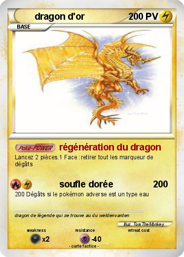 Pokemon dragon d'or