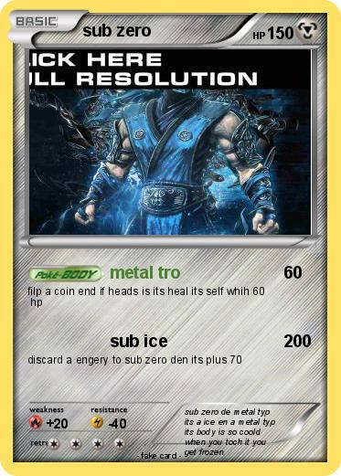 Pokemon sub zero