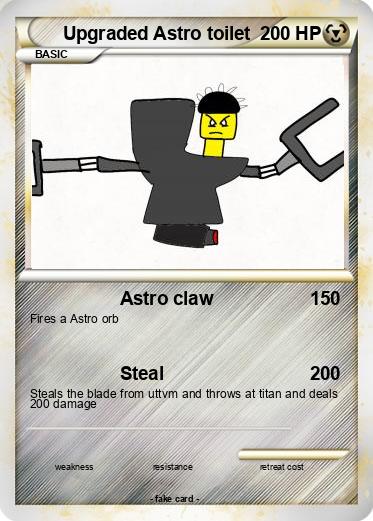 Pokemon Upgraded Astro toilet