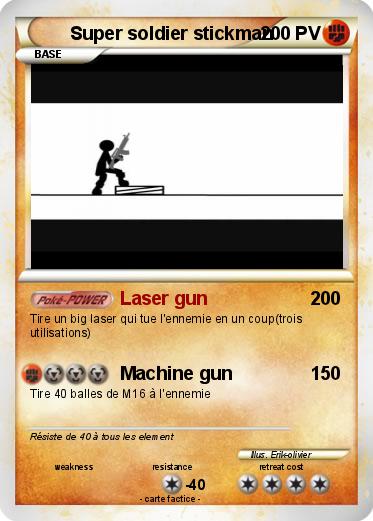 Pokemon Super soldier stickman