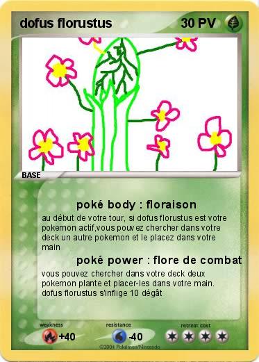 Pokemon dofus florustus