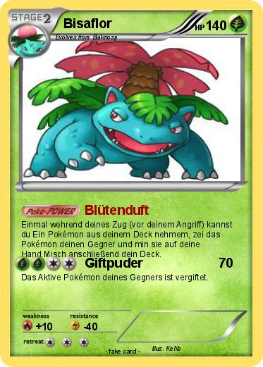 Pokemon Bisaflor