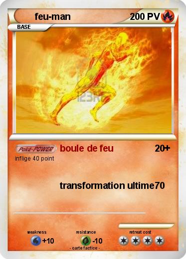 Pokemon feu-man