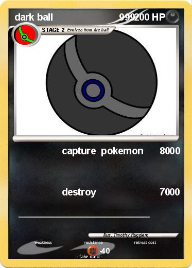 Pokemon dark ball                         999