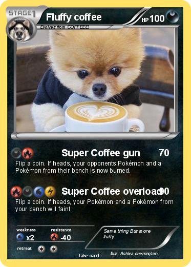 Pokemon Fluffy coffee