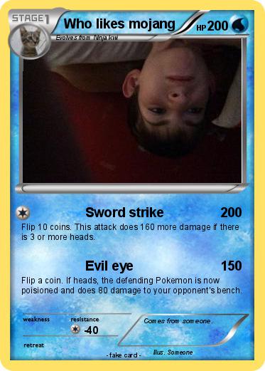 Pokemon Who likes mojang