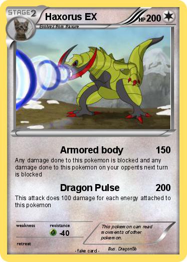 Pokemon Haxorus EX