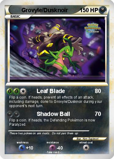Pokemon Grovyle/Dusknoir