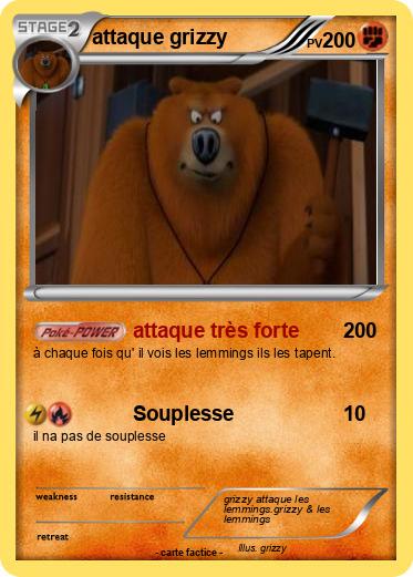 Pokemon attaque grizzy