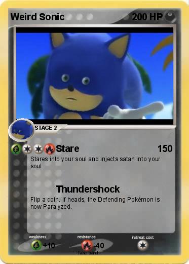 Pokemon Weird Sonic