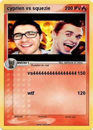 Pokemon cyprien vs squezie