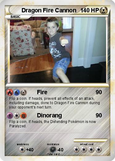 Pokemon Dragon Fire Cannon