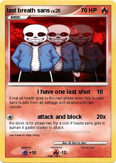Pokemon last breath sans