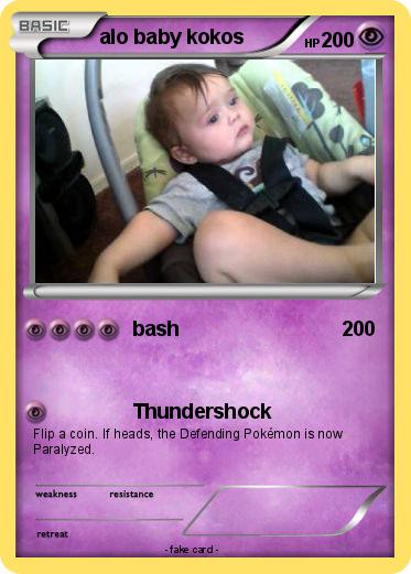 Pokemon alo baby kokos