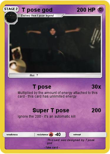 Pokemon T pose god