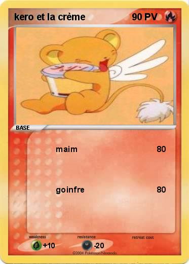 Pokemon kero et la crème
