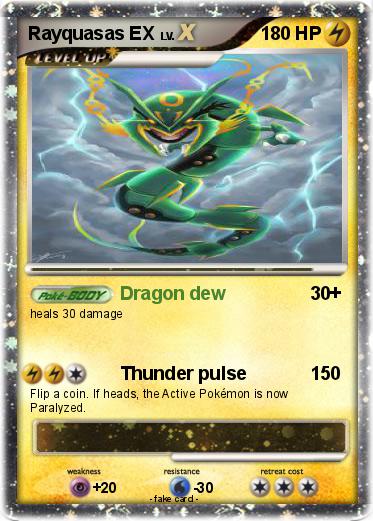 Pokemon Rayquasas EX