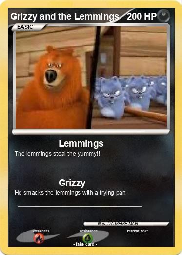 Pokemon Grizzy and the Lemmings