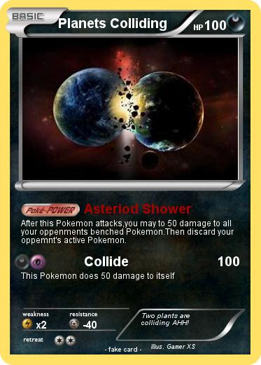 Pokemon Planets Colliding