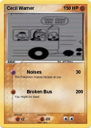 Pokemon Cecil Warner