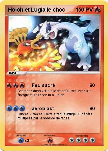 Pokemon Ho-oh et Lugia le choc