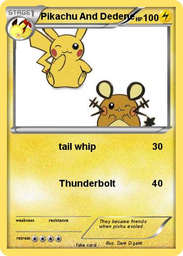 Pokemon Pikachu And Dedene