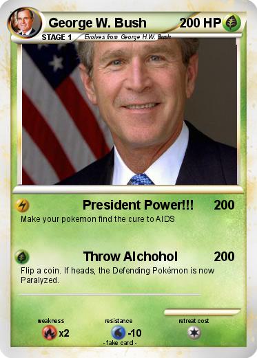 Pokemon George W. Bush