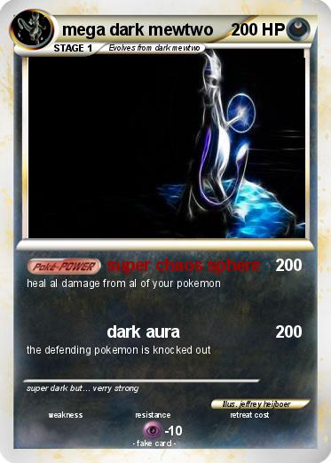 Pokemon mega dark mewtwo