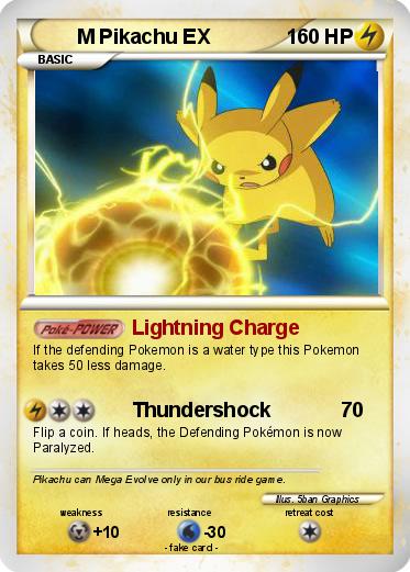 Pokemon M Pikachu EX