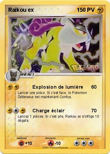 Pokemon Raikou ex