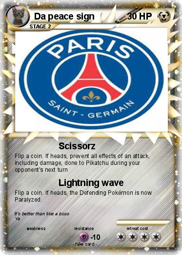 Pokemon Da peace sign