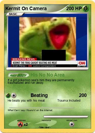 Pokemon Kermit On Camera