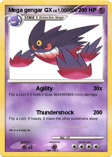 Pokemon Mega gengar GX