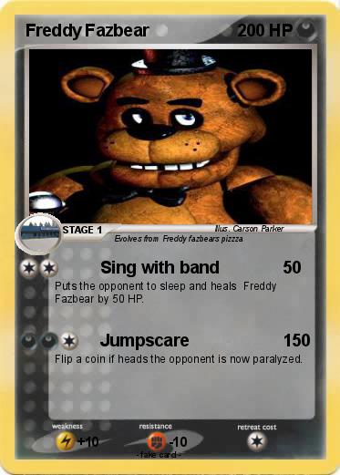 Pokemon Freddy Fazbear