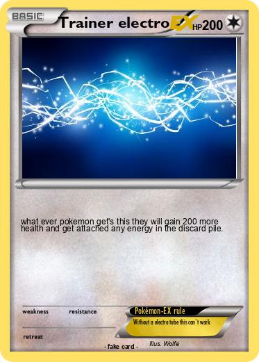Pokemon Trainer electro