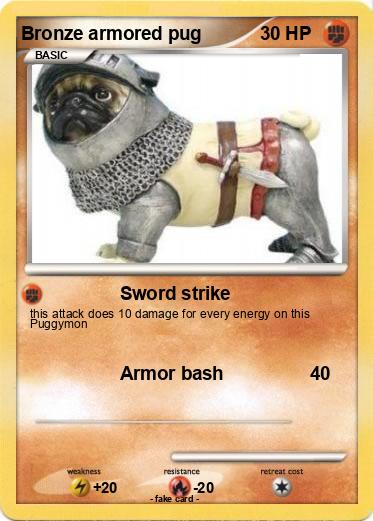 Pokemon Bronze armored pug