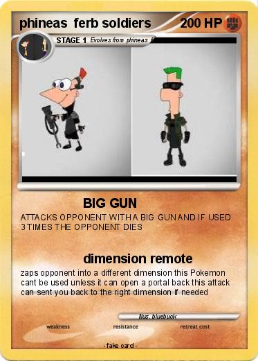 Pokemon phineas  ferb soldiers