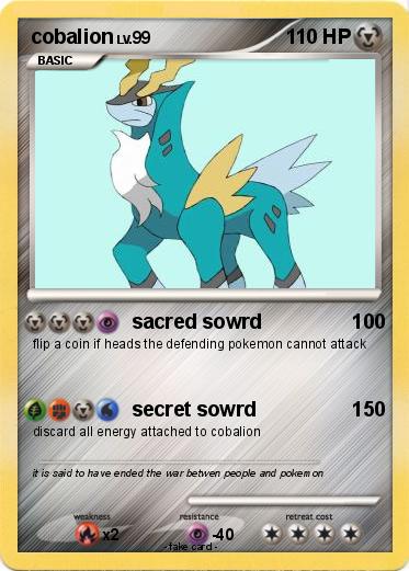 Pokemon cobalion